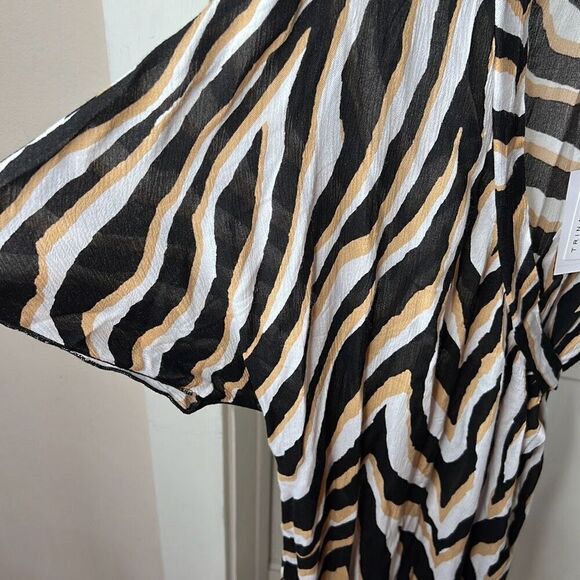 Trina Turk VIVANT MIDI WRAP DRESS Swim Cover Up NWT XS - Picture 5 of 9